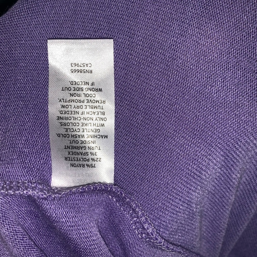 3/$15 MAKE + MODEL All Star Lounge Pullover Purple - Picture 5 of 7